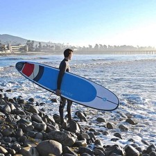 Body Glove EZ 8 2 Inflatable Surfboard IBoard w/ Pump Bag Leash