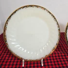 Vtg Anchor Hocking Fire King Swirl Golden Anniversary 7.25" Salad Plates (5)