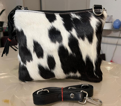Premium Cowhide Leather Handbag & Handmade Clutch Purse  Classic Vintage Sty M27