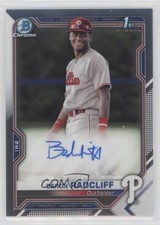 2021 Bowman Chrome Prospect Auto Baron Radcliff #CPA-BRA Auto z7d