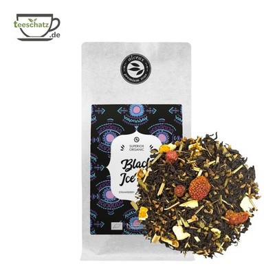 alveus  Schwarztee Black Ice Tea - Erdbeer-Zitronen Geschmack