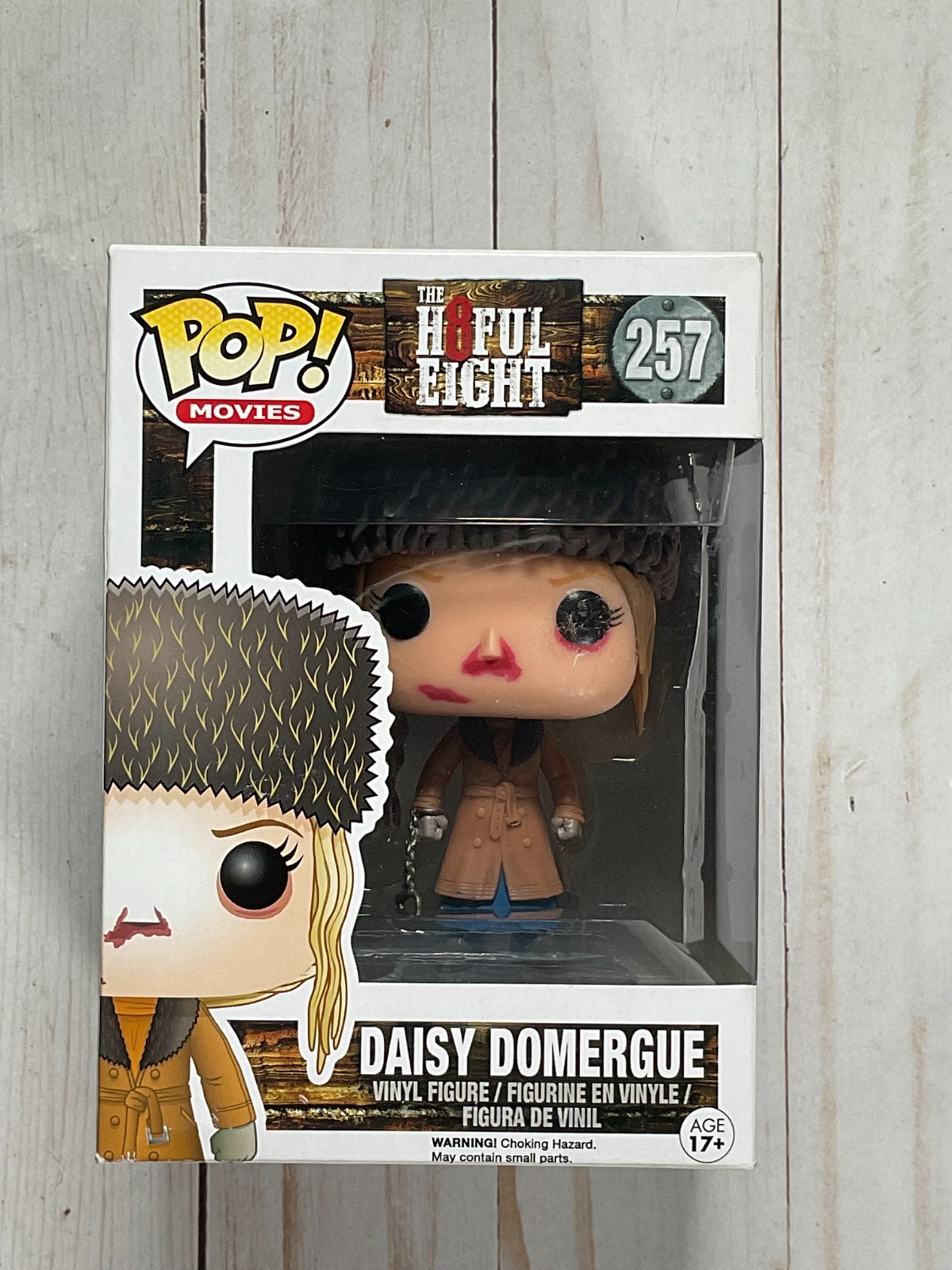 Funko Pop! Películas The H8Ful Eight - Figura Vinilo Daisy Domergue #257 + Protec H3