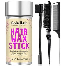 Hair Wax Stick -Hair Styling Products for Kids, Women Slick Back Hair Brush  Fl