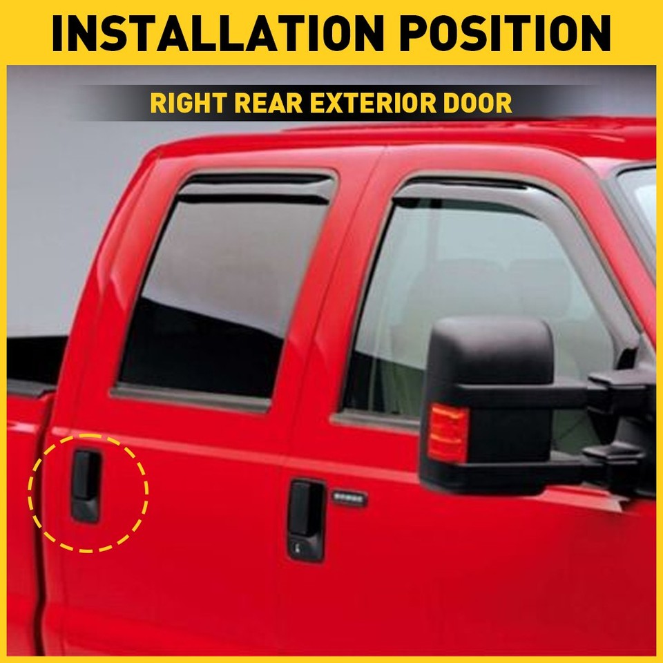 Right Side Exterior Rear Door Panel Handle Fits For 2000-2005 Ford ...