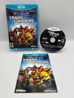 Transformers Prime - Nintendo Wii U - CIB w/ Manual - Tested - Free Shipping