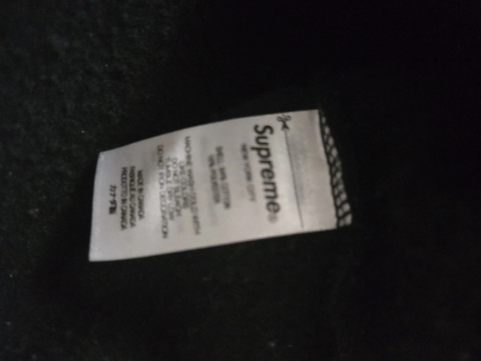 Supreme Small Box Logo Felpa con Cappuccio Nera Uomo Taglia S