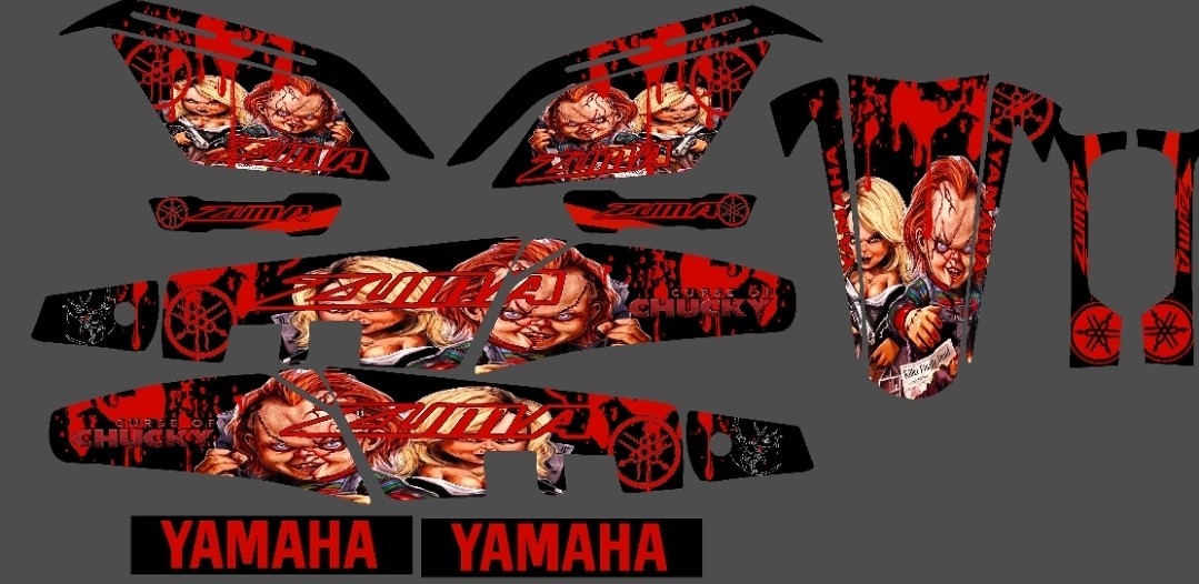 Yamaha Zuma Chuma 2022-2024 GRAPHIC KIT | eBay