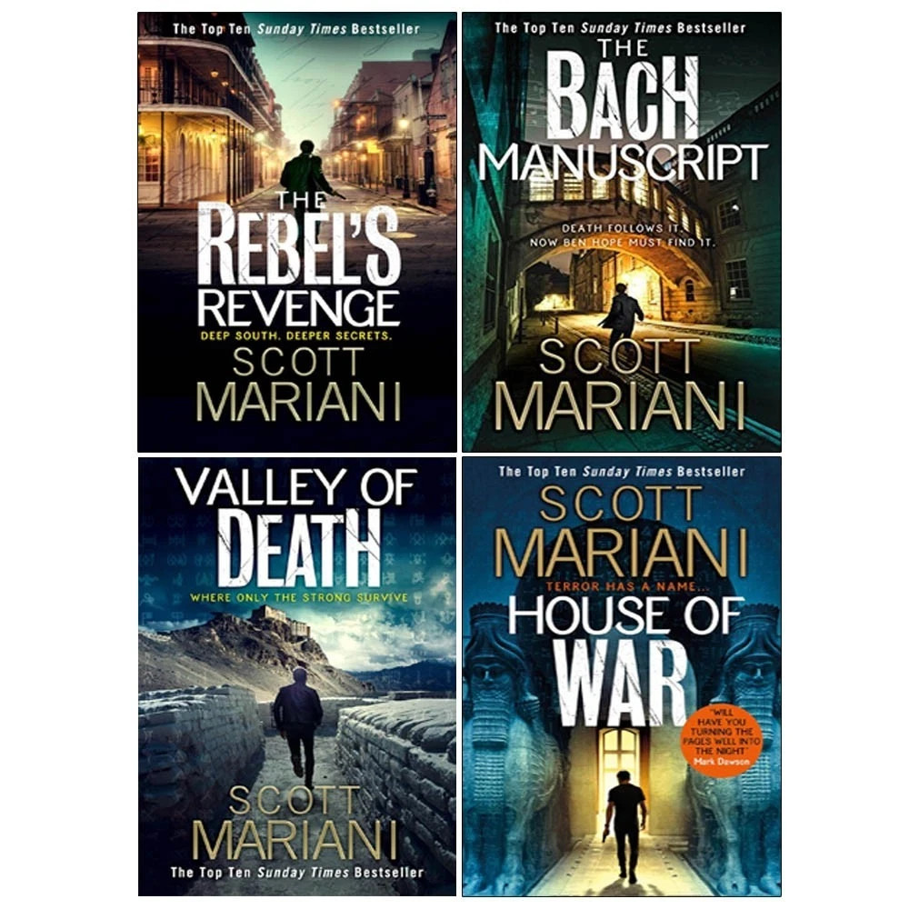 Ben Hope Series 4 Collection 4 Books Set by Scott Mariani Rebel’s Revenge, Death - Image 3