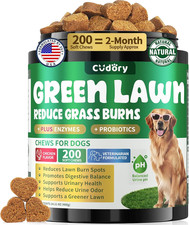Dog Urine Neutralizer for Lawn - Green Grass Chews for Dogs, 200 Chew Female Pee
