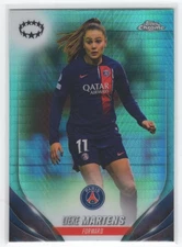 #81 2023 Topps Chrome UEFA Womens AQUA PRISM Lieke Martens Paris Saint-Germain