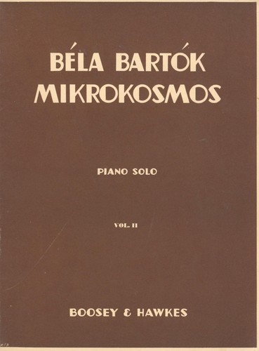 Vintage Bartok Mikrokosmos Vol II Piano Solo Sheet Music 1940 Boosey & Hawkes