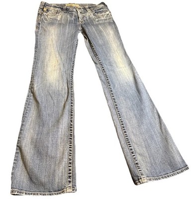 Big Star Casey S Low Rise Bootcut Jeans Women s 31L Distressed Medium Wash