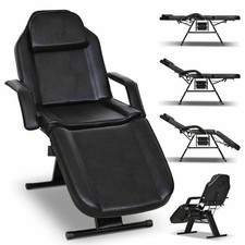 3 Fold Adjustable Salon SPA Massage Bed Tattoo Chair Facial Table Beauty Basket