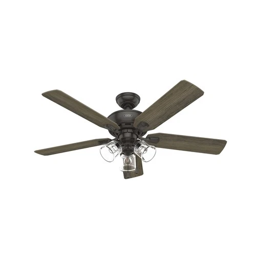 Hunter 52 inch Indoor Ceiling Fan with LED Lights and Pull Chain - Standard M... - Picture 1 of 12