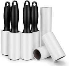 480Sheet Extra Sticky Lint Roller Pet Hair Remover for Clothes 4Handles 8Refills