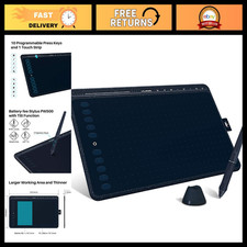 10x6 Inch Drawing Tablet with 8192 Pen Pressure, Graphics Tablet for Artists
