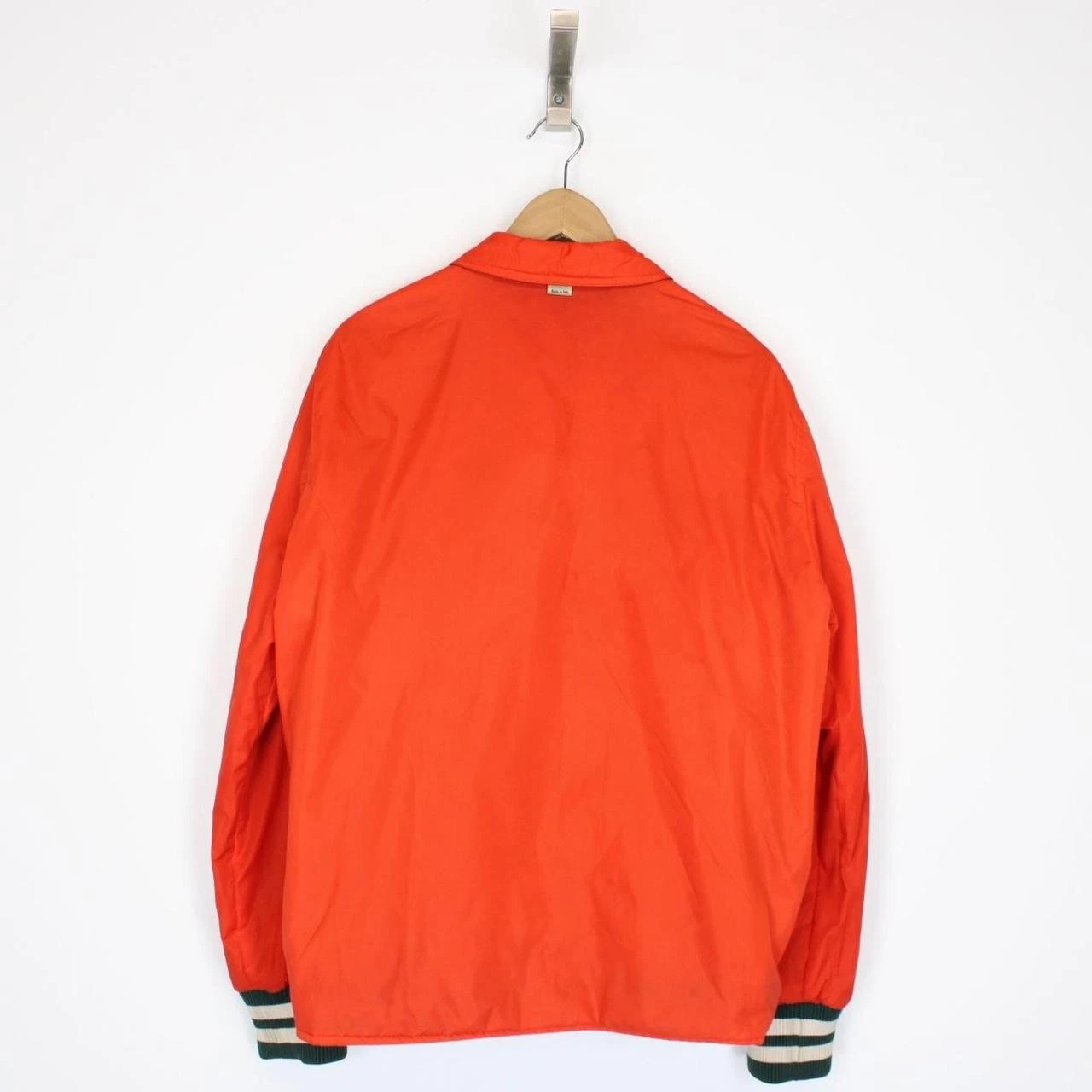 Gucci Green and Orange GG Monogram Reversible Nylon Jacket