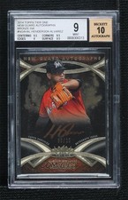 2014 Tier One New Guard Copper Ink 5/25 Henderson Alvarez BGS 9 MINT Auto 03hd