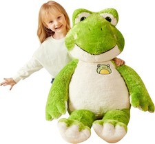 Giant Frog Stuffed Animal Plush Toy, 30" Large Huge Cute Jumbo Soft Toys for Kid
