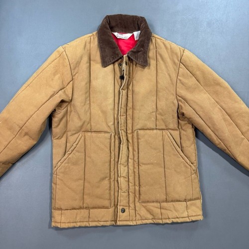 Walls Blizzard Pruf Duck Canvas Work Jacket Brown Med… - Gem