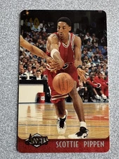 1996 Classic Scottie Pippen Assets Expired $10 Phone Card #6 Bulls HOF