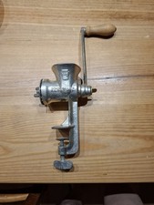 Vintage Keystone Cast Iron Meat Grinder | Hand Crank Food Chopper