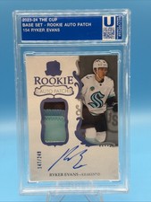 2023-24 The Cup Rookie Auto Patch/249 Ryker Evans