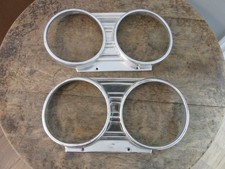 Pair Of Original Headlight Trim Bezels For 1965 Chevrolet Chevelle Or El Camino