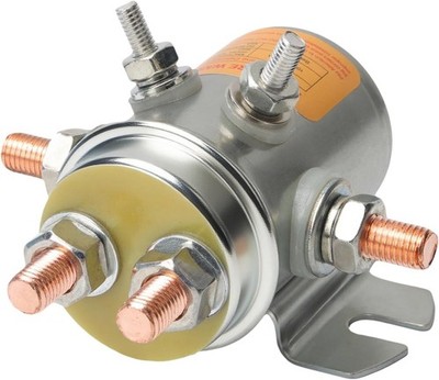6-Terminal 12V solenoid 100 amp rated current operation fo Size: 12V-6Terminal