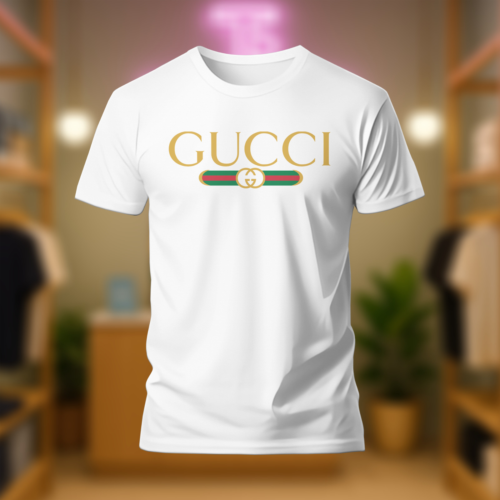 gucca Logo Mens Shirt Funny Made In USA