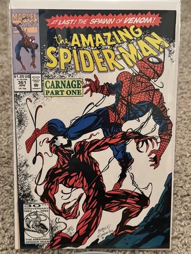Amazing Spider-Man 361 First Appearance Of Carnage NM from Original Owner!