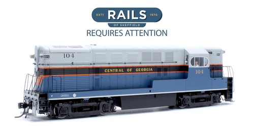 ATLAS 'HO' SPUR 9502 BLAU/GRAU CENTRAL OF GEORGIA HI5-44 '104' DIESELLOK | Zustand: Used