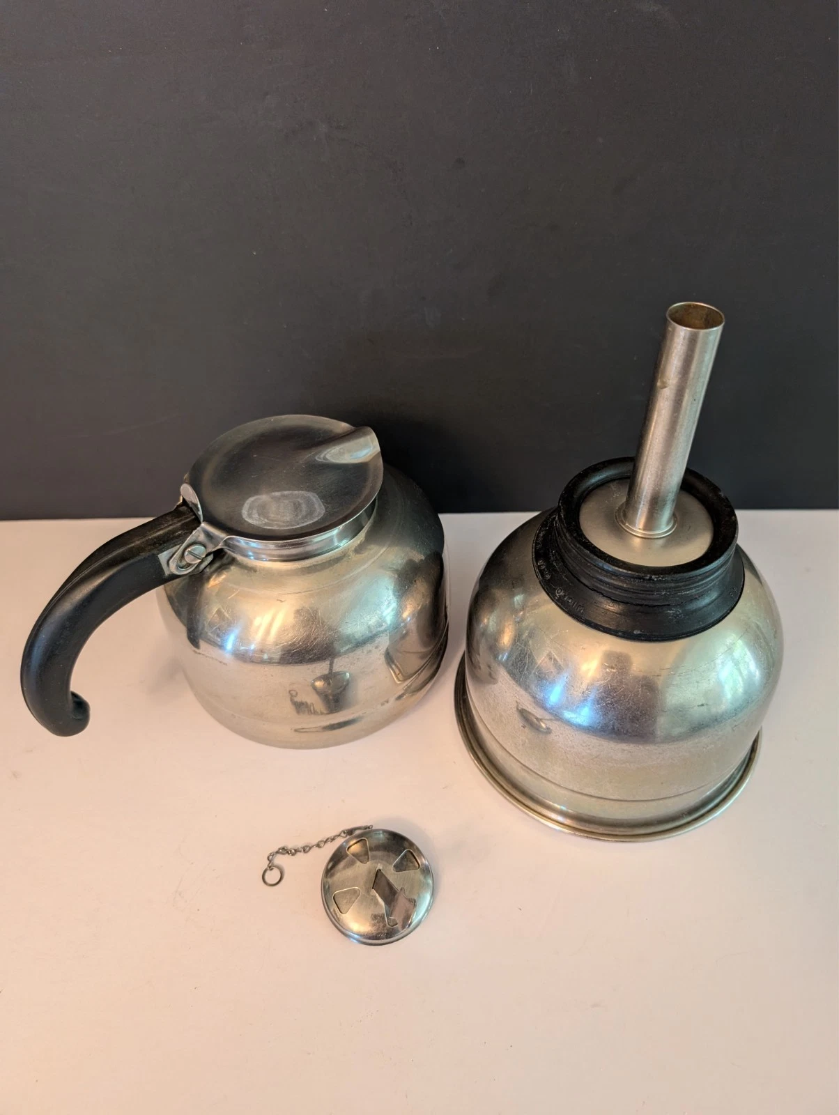 Vtg Nicro Vacuum Siphon Coffee Maker Stainless Steel NICE
Opens in a new window or tab