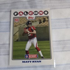 2008 Topps Kickoff #166 Matt Ryan Rookie Card. rookie card picture