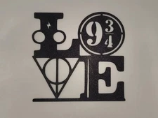 Harry Potter Love Silhouette Wall Decor
