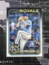 John McMillon 2024 Topps #571 Royals MLB Baseball FREE SHIPPING M18