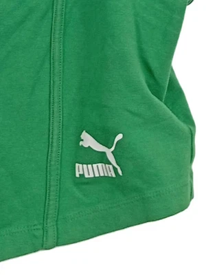 PUMA Bustier Femme Vert Sport Coton Athleisure (INT L) - Photo 1/4
