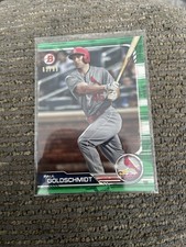2019 Bowman Paper Base Paul Goldschmidt #85 St. Louis Cardinals Green /99