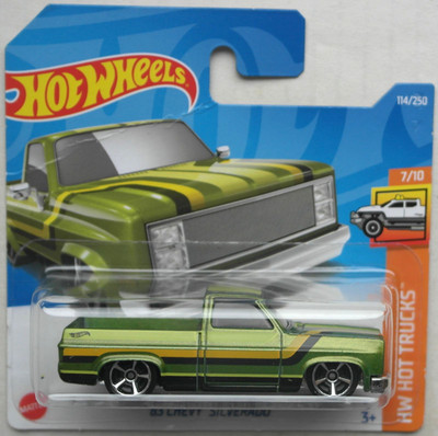 Hot Wheels 1983 Chevy Silverado Pickup Truck grünmetallic Neu/OVP HW Mattel ´83