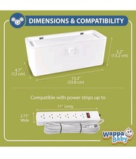 Power Strip Cover Box Effectively Baby Proofs Power Strip PREVENTS CHILDREN NEW