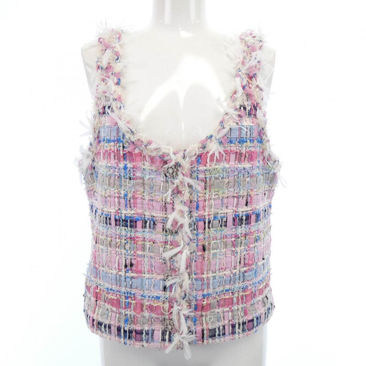 Authentic CHANEL LOOK29 P79363V71805 25S Vest  #230-000-139-4305