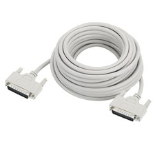 Parallel Port Printer Cable DB25 Male to Male 9.0m Male USB to Female Beige