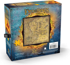 The Noble Collection Lord of the Rings Map of Middle Earth Puzzle