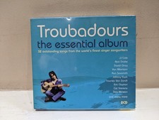 Troubadours The Essential Album CD 2002 UK Folk Pop Rock Blues New Sealed