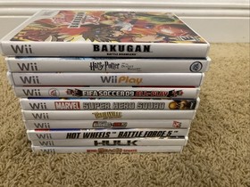 Wii Bundle Console with Games, Controllers, & Accessories - Tested!