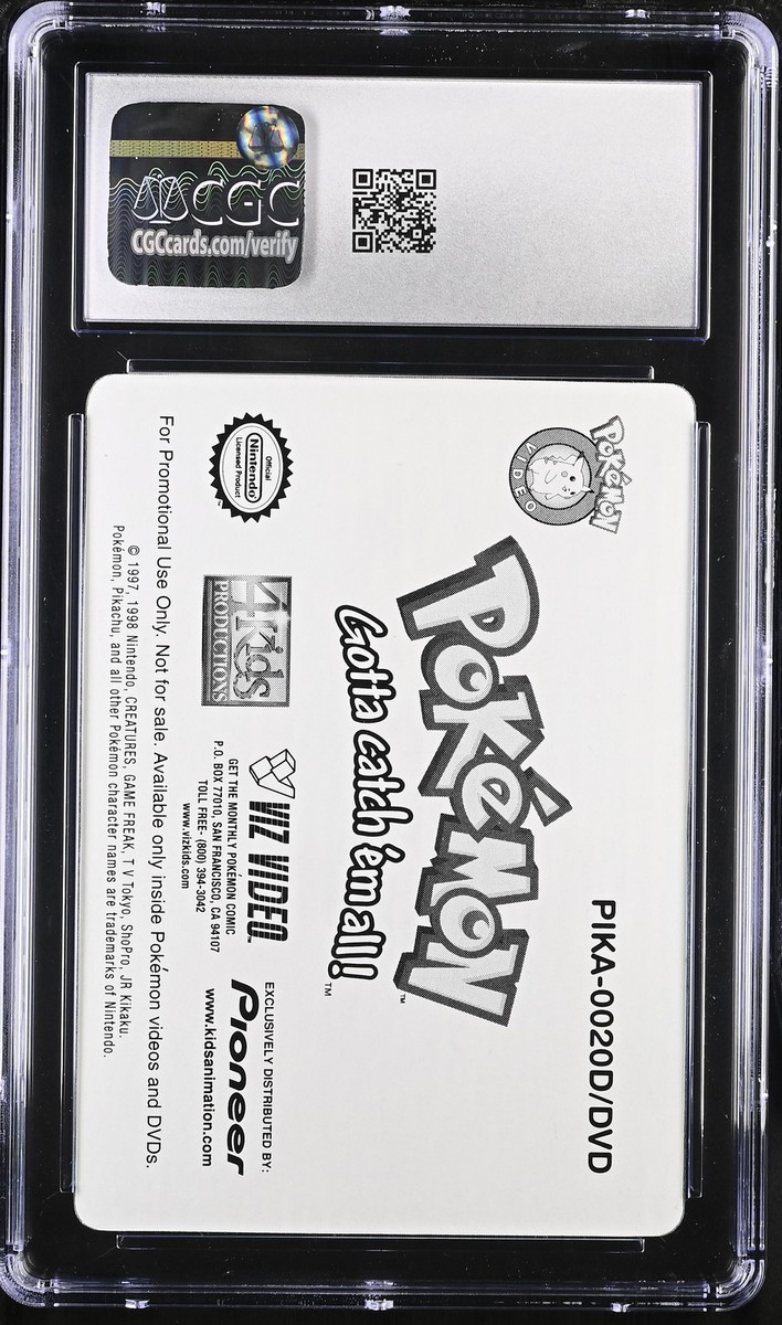 CGC 10 Ash Pioneer Lenticular PIKA-0020 The Final Badge Viz Video