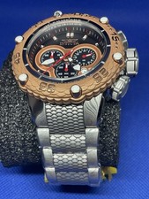 Invicta Subaqua V1 500m dive rated sil/rg mod 31573 men?s wristwatch, (rare).