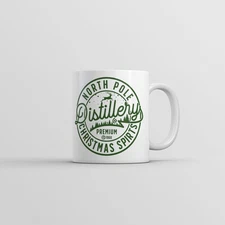 North Pole Distillery Mug Funny Sarcastic Christmas Drinking Cup