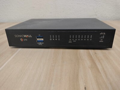 SonicWall TZ370 APL57-100 8-Port Gigabit Firewall Security Appliance*NO ADAPTER*