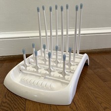 Munchkin Baby Bottle Drying Rack Compact Design Foldable White